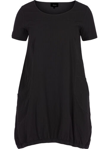 Kjole med lommer, Black, Packshot image number 0