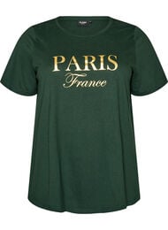 T-shirt med motiv, Gr&oslash;n