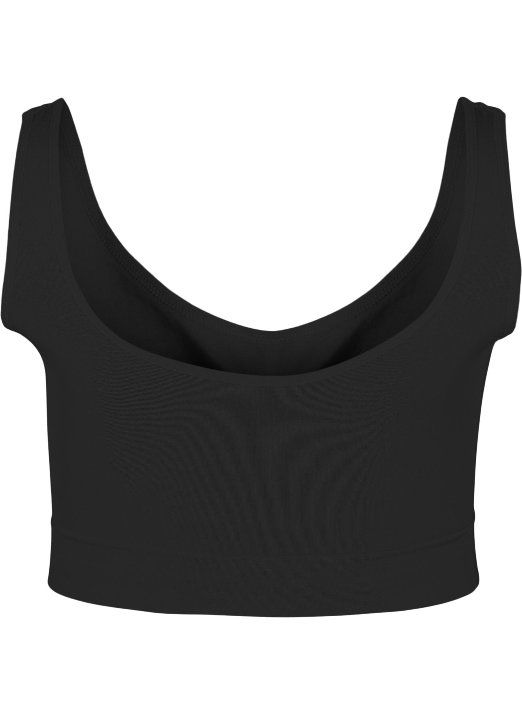 ZizziSeamless bh top, Sort, Packshot image number 1