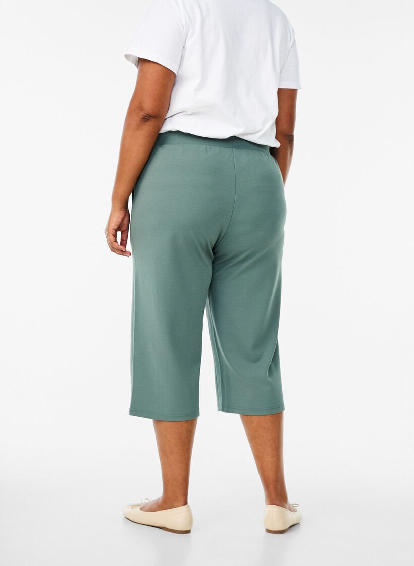 L&oslash;se knickers med h&oslash;j talje, Gr&oslash;n, Model image number 1