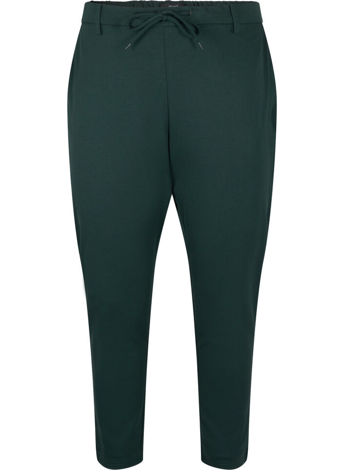 Cropped Maddison bukser, Gr&oslash;n, Packshot image number 0