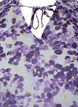 Tunika med blomsterprint og lurex, Beige/Purple Flower, Packshot image number 2