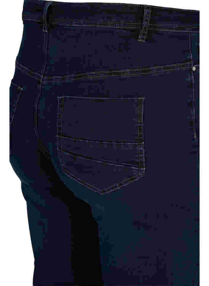 Regular fit Gemma jeans med høj talje, Dark blue, Packshot image number 2