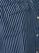 Stribet denimskjorte med brystlommer, Blue Denim Stripe, Packshot image number 2