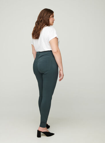 Slim fit bukser med lommer, Dark Slate, Model image number 0