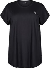 Lang tr&aelig;nings t-shirt, Sort