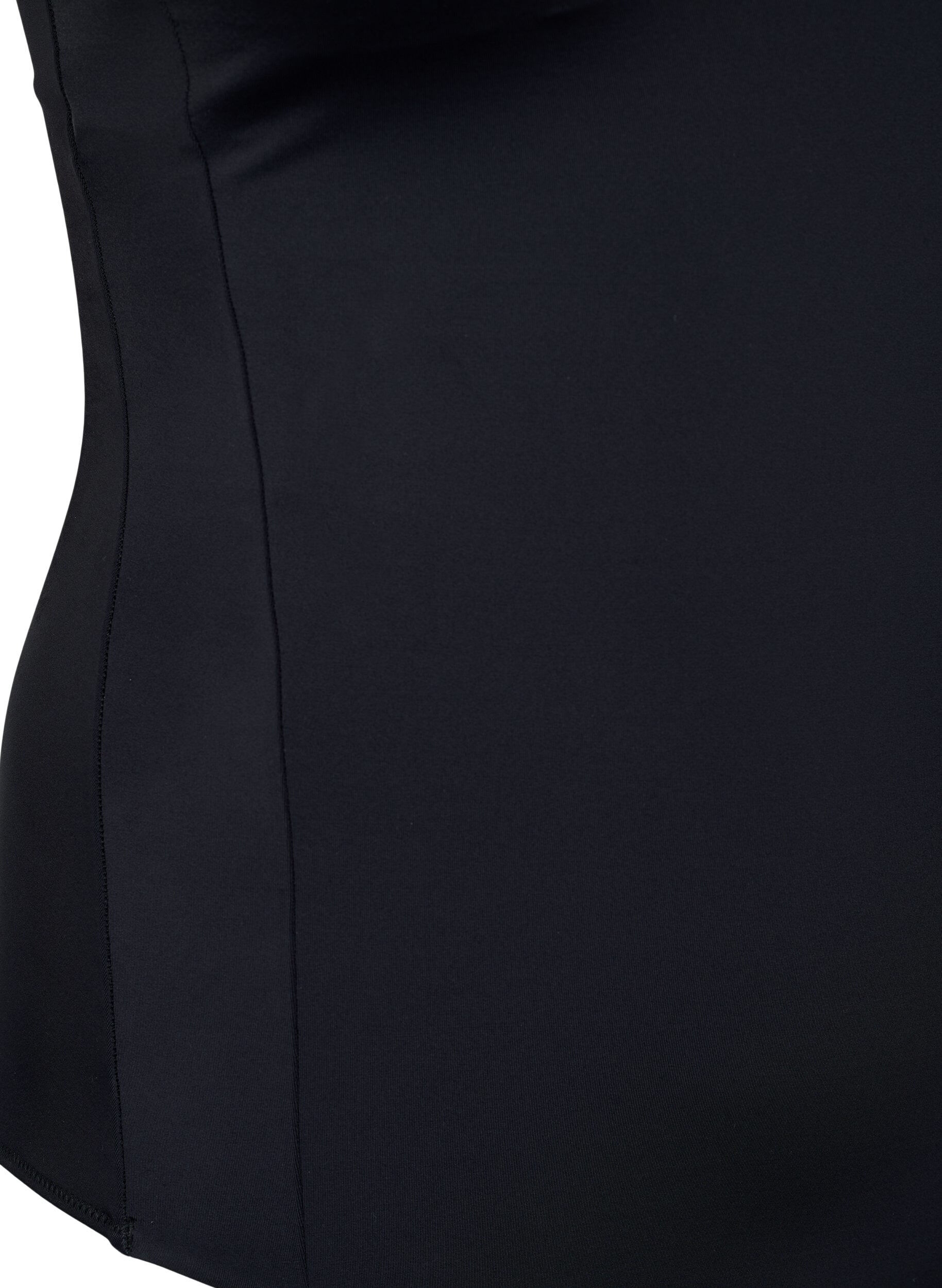 Zizzi Sportsbadedragt med bryderryg, Black, Packshot image number 3