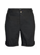 Chino shorts med lommer, Sort, Packshot image number 0