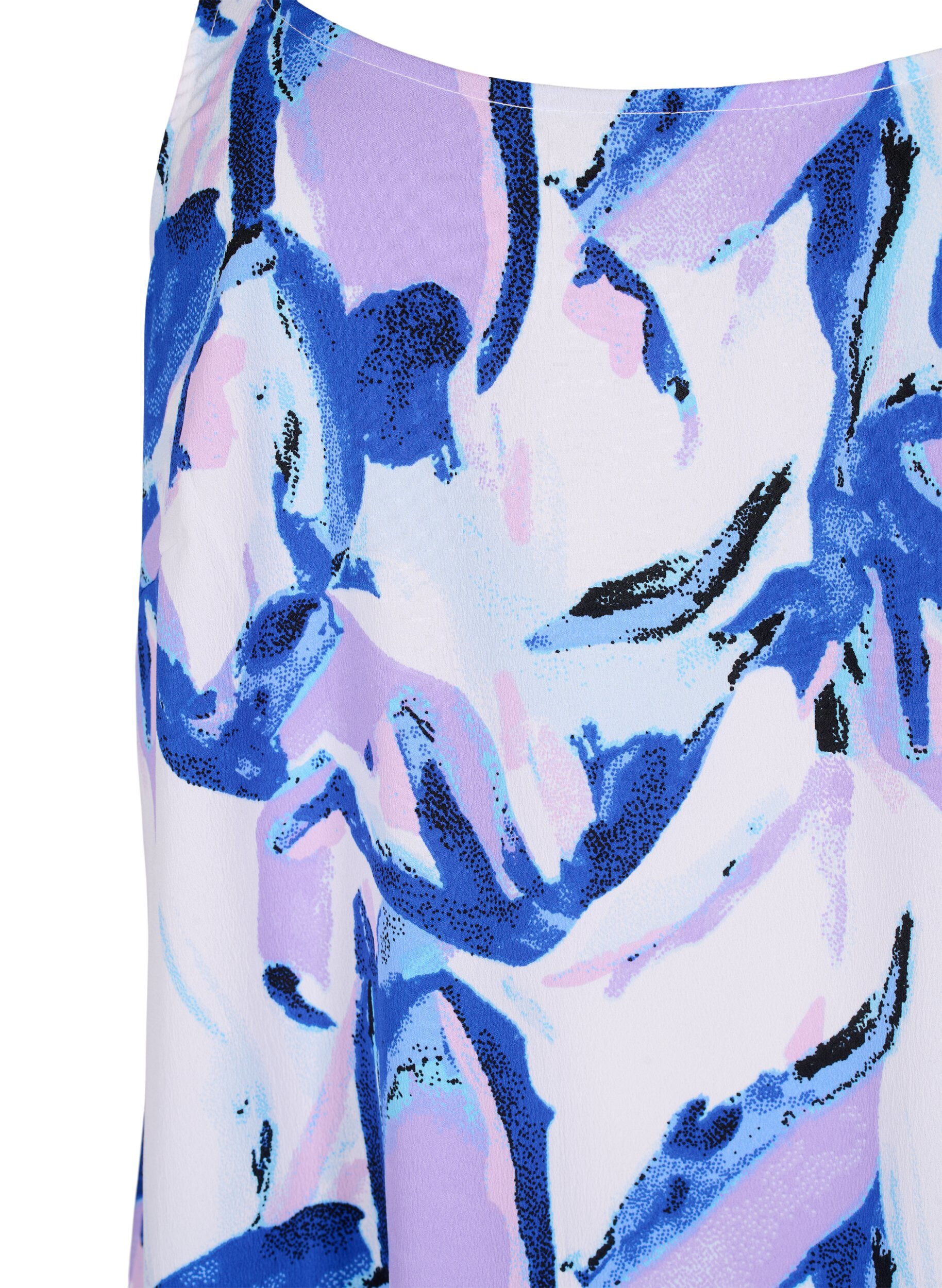 Zizzi FLASH - Top med print, Snow White Flower, Packshot image number 2