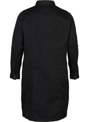 Denim kjole, Black, Packshot image number 1