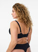 Vatteret bh med blonder, Sort, Model image number 2