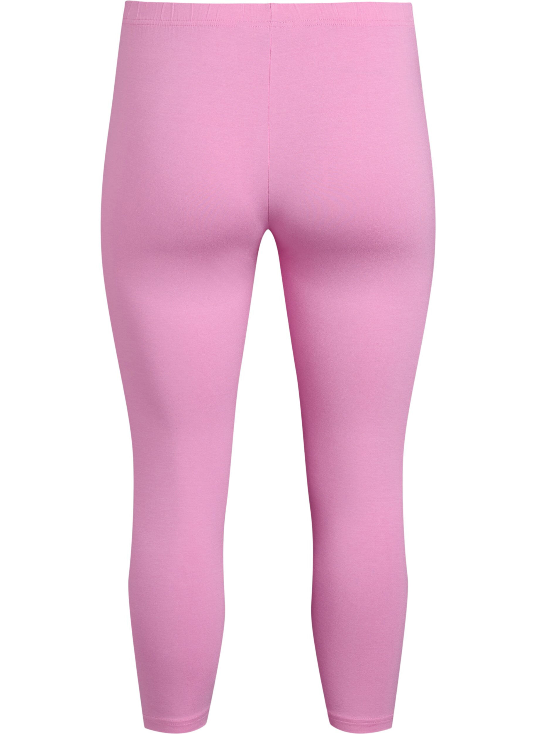 ZizziBasis 3/4 leggings i viskose, Lyser&oslash;d, Packshot image number 1