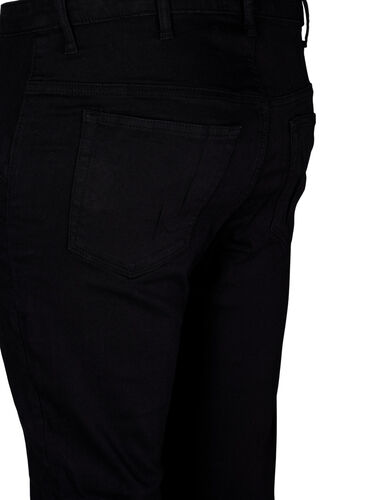 Super slim Amy jeans med snøredetalje, Black, Packshot image number 3