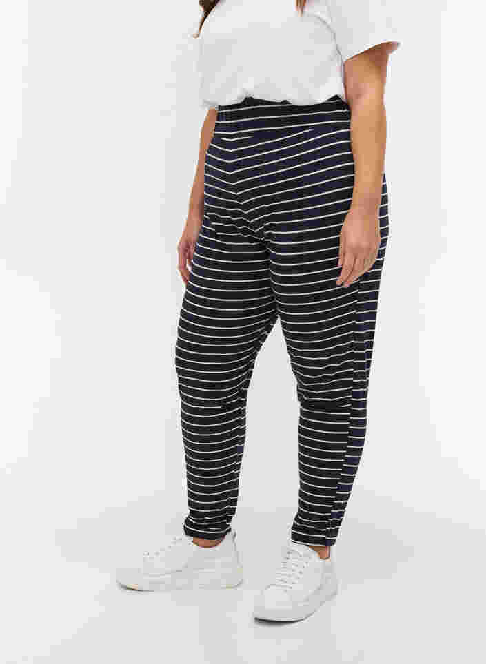 Bukser i bomuld, Blue Stripe, Model image number 2