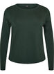 Lang&aelig;rmet basis T-shirt med rund hals, Gr&oslash;n, Packshot image number 0