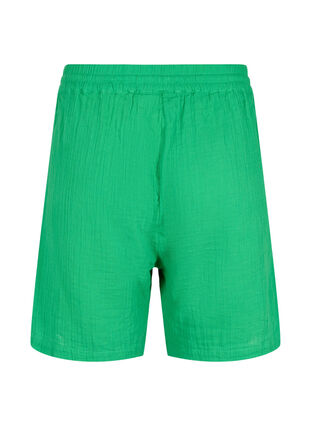 Shorts i bomuldsmusselin med lommer, Jolly Green, Packshot image number 1