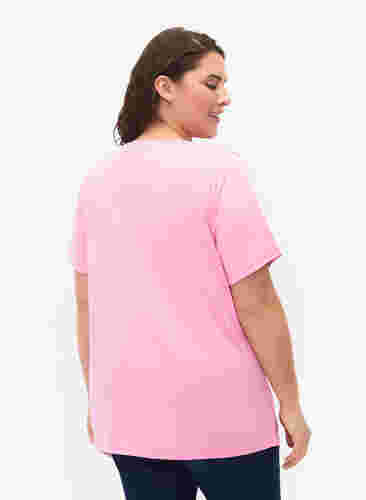 FLASH - T-shirt med motiv, Begonia Pink, Model image number 1