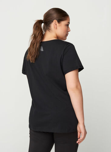 Trænings t-shirt med print, Black LMGT, Model image number 1