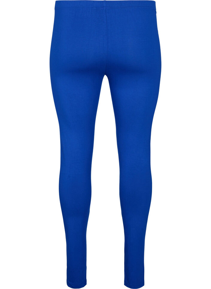 Basis leggings i viskose, Bl&aring;, Packshot image number 1
