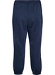 Sweatpants med h&oslash;j talje og bindeb&aring;nd, Bl&aring;, Packshot image number 1