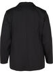 Enkel blazer med knaplukning, Black, Packshot image number 1