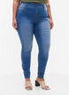 Jeggings med baglommer, Blue denim, Model image number 2