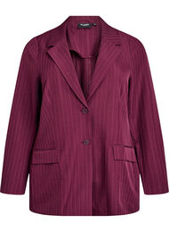 Blazer med lommer og slids, R&oslash;d