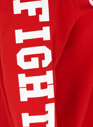 Sweatshirt med hætte, High Risk Red, Packshot image number 3