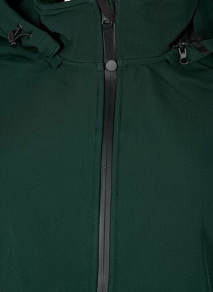 Kort softshell jakke med aftagelig hætte, Scarab, Packshot image number 2