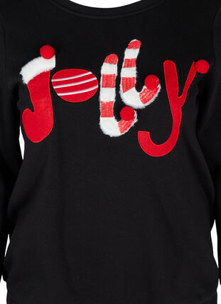 Jule sweatshirt , Black Jolly, Packshot image number 2