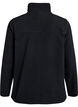 Fleece jakke med lommer, Sort, Packshot image number 1