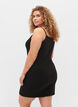 Lang basis top i bomuld, Sort, Model image number 2