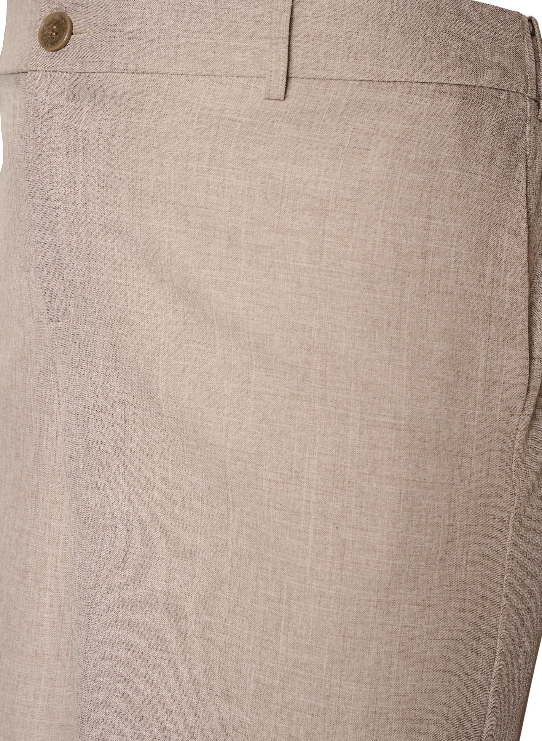 Zizzi L&oslash;se bermudashorts med h&oslash;j talje, Brun, Packshot image number 2