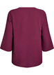 FLASH - Bluse med 3/4 ærmer, Mørk Bordeaux, Packshot image number 1