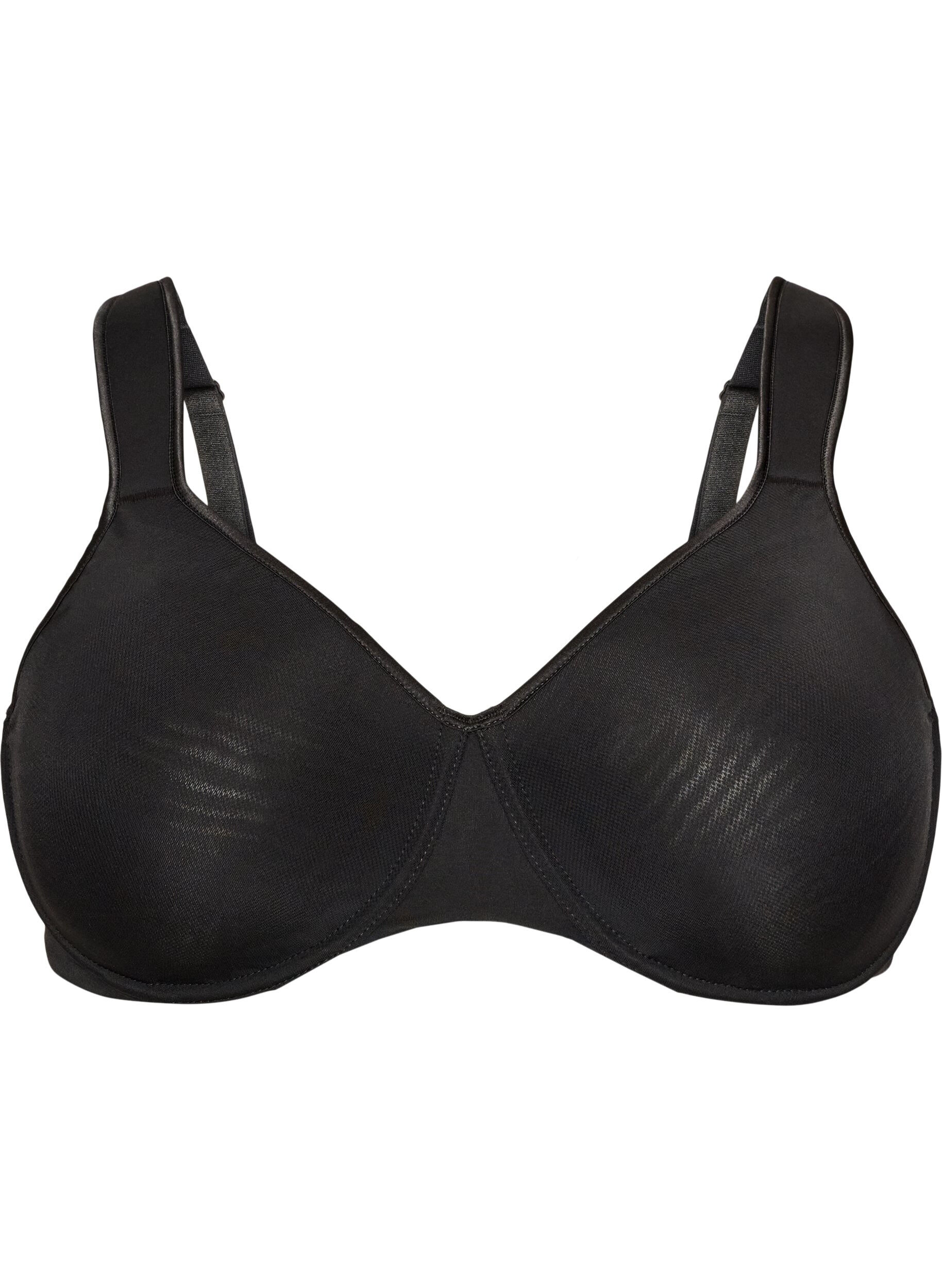 ZizziMinimizer bh med polstrede stropper, Sort, Packshot image number 0