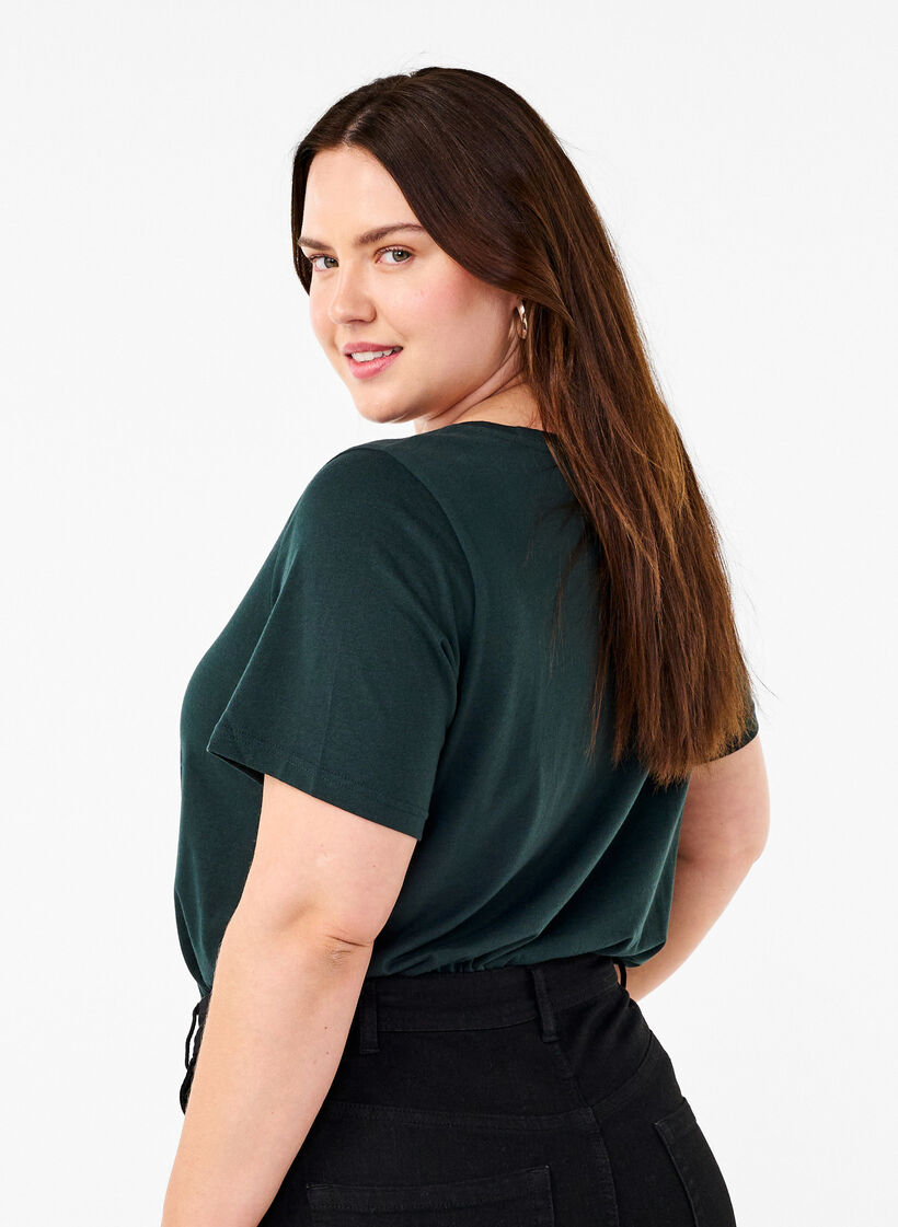 FLASH - T-shirt med motiv, Grøn, Model image number 2