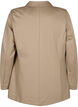 Enkel blazer med knaplukning, Beige, Packshot image number 1