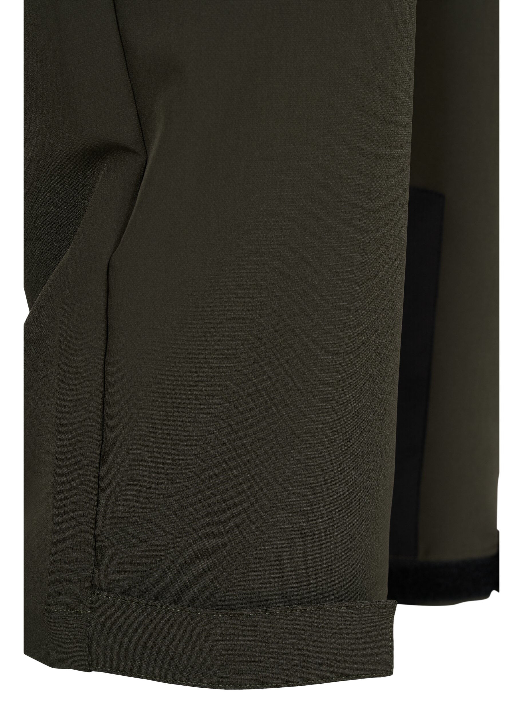 Zizzi Vandafvisende hiking bukser med lommer, Forest Night, Packshot image number 3