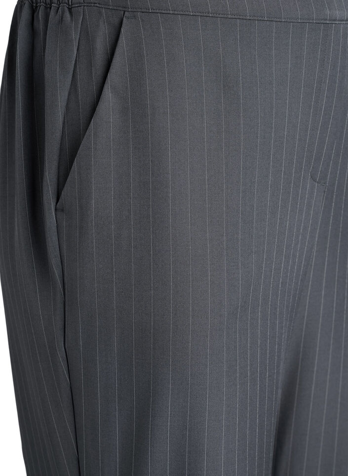 FLASH - L&oslash;se bukser med lommer, Gr&aring;, Packshot image number 2