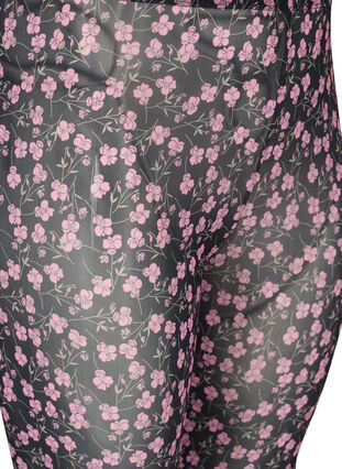 Mesh leggings med blomsterprint , Flower AOP, Packshot image number 2