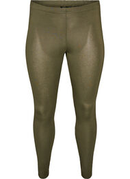 Basis leggings i viskose, Gr&oslash;n
