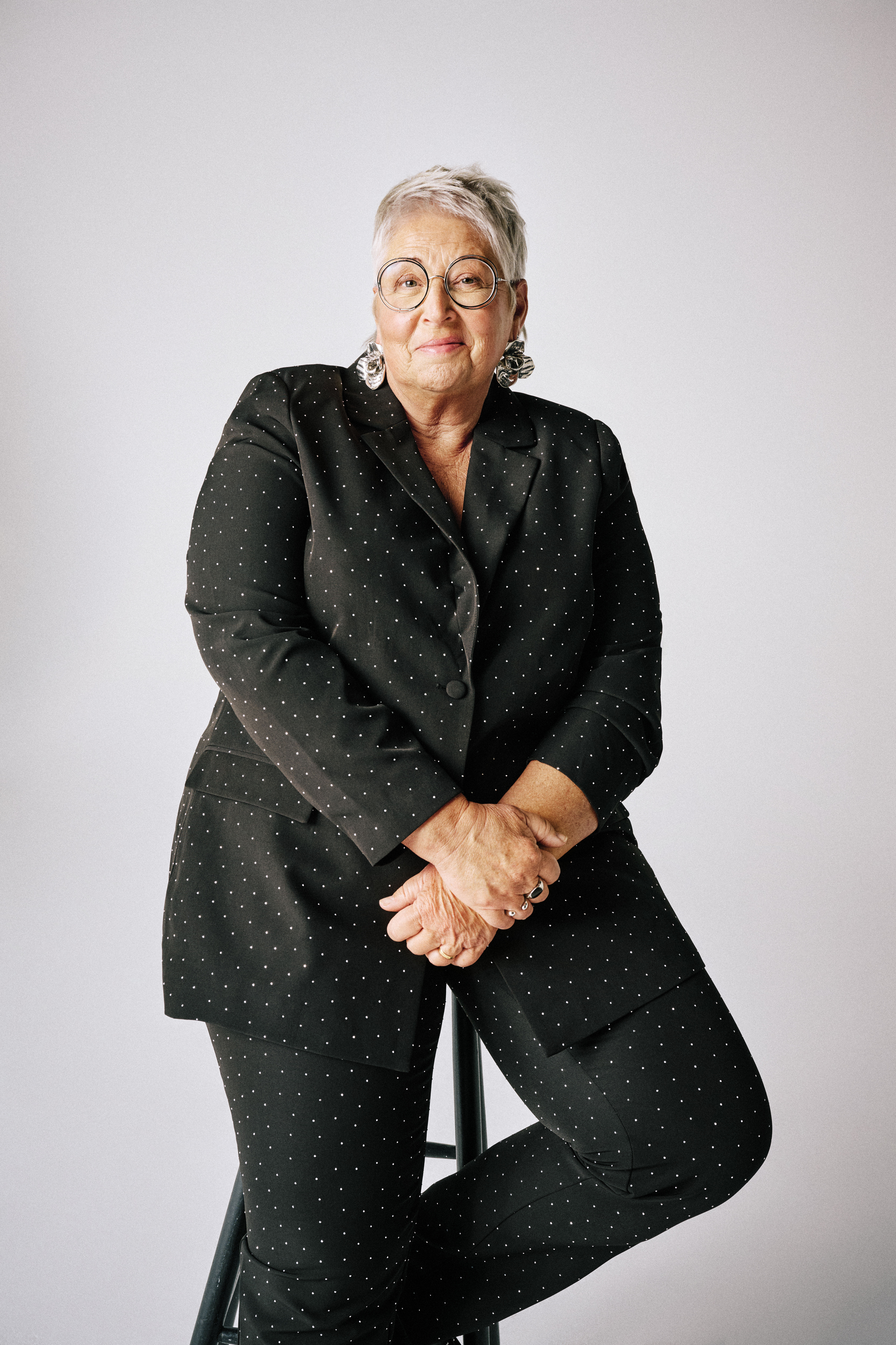 Zizzi Blazer s&aelig;t med rhinsten, , Model