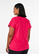 L&oslash;s tr&aelig;nings t-shirt med v-hals, Lyser&oslash;d, Model image number 2