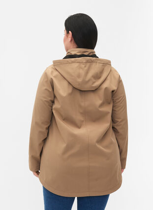 Softshell jakke med aftagelig hætte, Amphora, Model image number 1