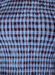 Smockbluse med gingham tern og fl&aelig;sekant, Bl&aring;, Packshot image number 2
