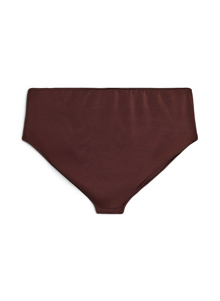 Vendbare bikinitrusser med regul&aelig;r talje, Brun, Packshot image number 1