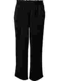 Flared bukser med lommer, Black