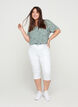 Slim fit Emily capri jeans, Hvid, Model image number 0