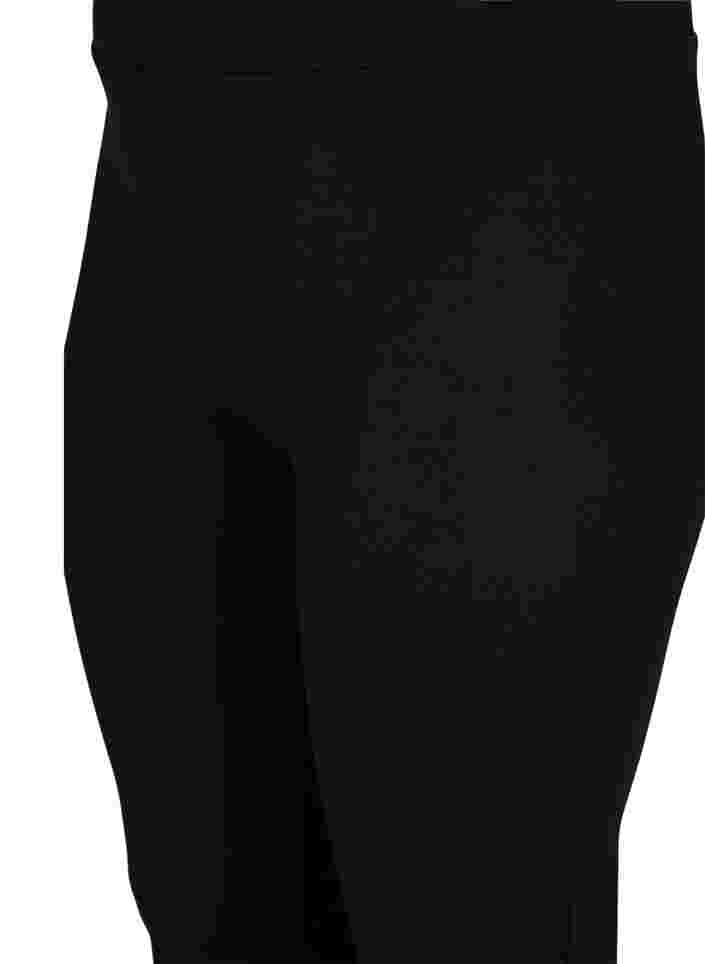 Leggings med lynlås, Black, Packshot image number 2