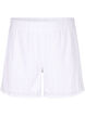 Shorts med strukturmønster, Bright White, Packshot image number 0